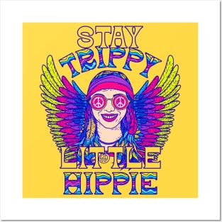 Trippy Little Hippie Posters and Art